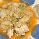 白菜と鶏肉の醤油煮